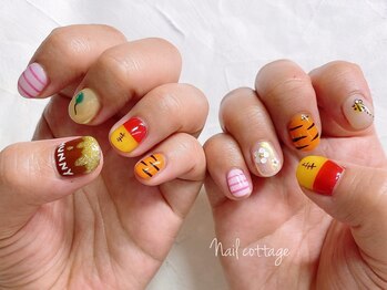 ネイルコテージ(Nail cottage)/プーさんネイル¥12100