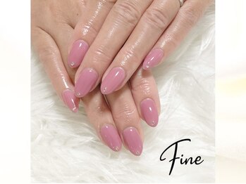 ファイン(Fine)/One color+stone10p