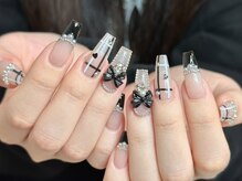 ウサギネイル 新大久保店(usagi nail)/リボンネイ