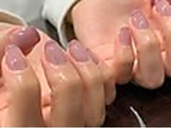 ワンカラーカラーラインネイル