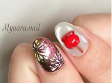 ミュアルネイル(Myuaru.nail)/夏祭りネイル♪