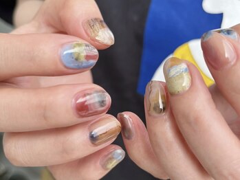 ネイルサロン アトリエ エフ(atelier efu)の写真/シンプル/ニュアンス/アンニュイ/落とし込み...etc。ショートネイルだからこそ映えるデザインをご提案◎