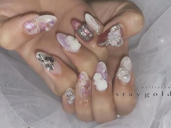 ネイルサロン ステイゴールド(STAY GOLD)/アミ施術お客様ネイル