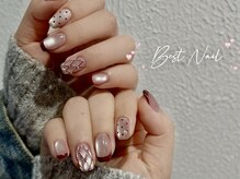 Best Nail 銀座店【ワンホンネイル・スカルプ・パラジェル・上品ジェルネイル】/キルティングネイル