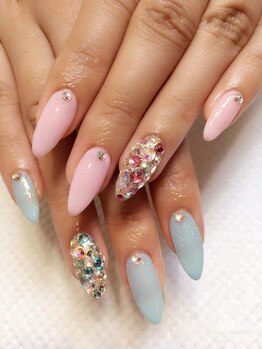 ネイルアンドアイラッシュサロン レア 千葉店(Lea)/◆ストーン埋め尽くし◆