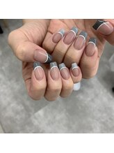 アンダーバーホワイト 大阪上本町店(_WHITE)/グラデーションフレンチ