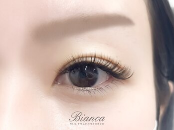 ビアンカ 銀座店(Bianca)の写真/超軽量&ボリュームある美まつ毛に♪【3Dボリュームラッシュ100束】軽い付け心地♪眉毛のsetもお勧め◎