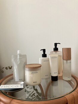 ニッカ(nicca)/BAUMのアメニティで揃えています