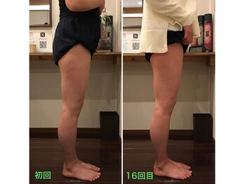 柏の葉オレンジ整体院/脚が引き締まった！！