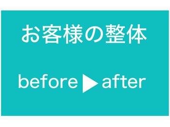 距骨サロン 岡山店)/お客様の整体ビフォー&アフター