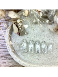 natural シルバーネイル