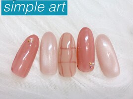 【定額】シンプルアート