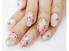 手描きフラワー♪