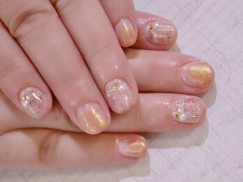 ラルネイル 大宮(Lull. nail)/＊GOLD＊チェック＊