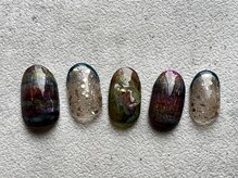 シープラスエー(C+A)/個性派モヘアボーダーネイル