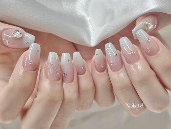 ネイルズ イロハ 新大久保店(NAILS 168)の写真/《豊富なカラー×ストーン・パーツ》2色MIX追加料金なし◎ゴテゴテネイル大歓迎！あなたの理想を叶えます◎