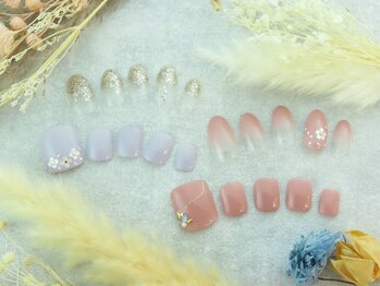 ネイル バズ(NAIL BUZZ)/ハンド&フットアート付き¥13000 