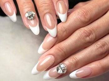 ディーバ 立川店(Diva)の写真/【次世代ジェルで長さ出しと爪育が同時に叶う】自爪を育てたい方やデザインを楽しみたい方にもオススメ◎