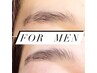 【men's☆アイブロウ】スタイリング+Wax脱毛◆Set価格¥5500