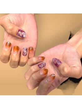 アヤネイルズ アンド アイラッシュ(AYA NAILZ.＆Eyelash)/秋の定額アートコース