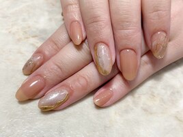 シンプルニュアンスネイル