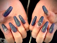 ヌル ネイル 堀江(NURU NAIL HORIE)/POINTアートマグネットネイル☆