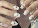 white × silver