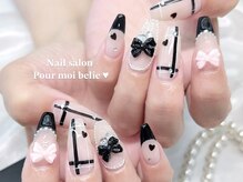 ぷわべりネイル 岐南/大人ガーリーで可愛く♪