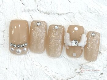 ネイルメゾン 池袋店(NAIL MAISON)/ウィッシュキラキラネイル¥6980