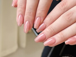 ちゅるん血色ピンク×ラメライン