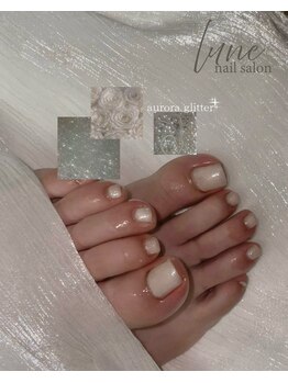 nail salon lune【ルネ】【5月中旬OPEN(予定)】/フットワンカラー ¥5,900