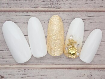 ワンネイル(ONE NAIL)/#夏ネイル#貝殻