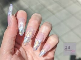 オーロラシェルグラデ　¥8800