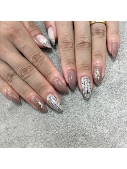 ツイードネイル