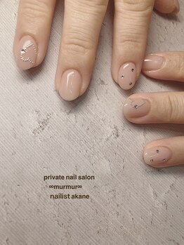 プライベート ネイルサロン マーマ(murmur)/シンプルネイル