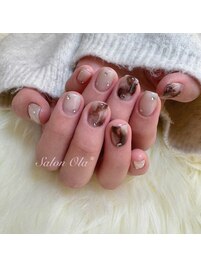 カフェラテネイル