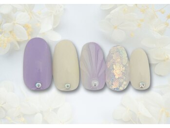 アイラッシュアンドネイルサロン カンカ(Kanka)/ネイルデザインC14￥6，900