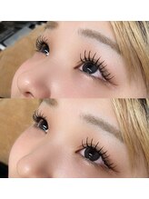 シアン(CYAN)/フラットラッシュ140本/Dカール