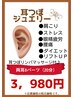 話題沸騰『耳つぼジュエリー』両耳８パーツ☆耳つぼマッサージ付　3980円