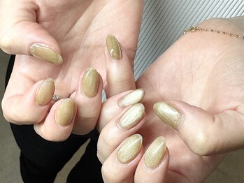 ヌル ネイル 堀江(NURU NAIL HORIE)/メタリックマグネットネイル☆