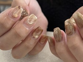 ブラウンのきらちゅるニュアンス