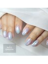 梅雨ネイル×水滴ネイル
