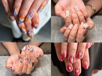 ランダネイル(LANDA. nail)の写真/大人可愛いトレンドアートで指先を飾る！シンプルからニュアンスデザインまで定額デザインが豊富◎