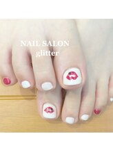 ネイルサロン グリッター(NAIL SALON glitter)/くちびるフットネイル