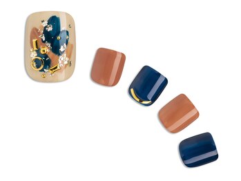 プラスネイル 銀座中央通り店(PLUS NAIL)/【1433】塗りかけネイル¥9,889