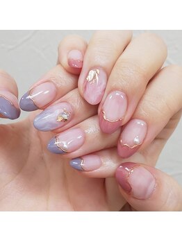 フォルチェ 神辺店(Folche)/フレンチのカラーアシメ