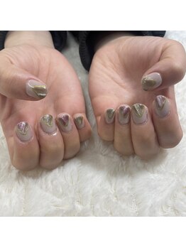 はあとねいる 東川口店/2月店舗限定マグネットネイル