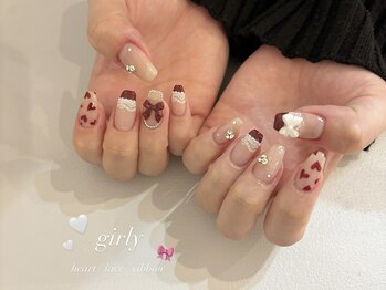 ランド ネイル 博多(LAND)/ハートネイル...♪