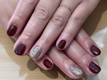 エムスラッシュアヴェダ 自由が丘(M.SLASH AVEDA)/ボルドーネイル