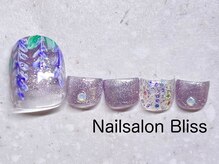 ネイルサロンブリス(nail salon Bliss)/定額FOOTシンプルアート￥5720
